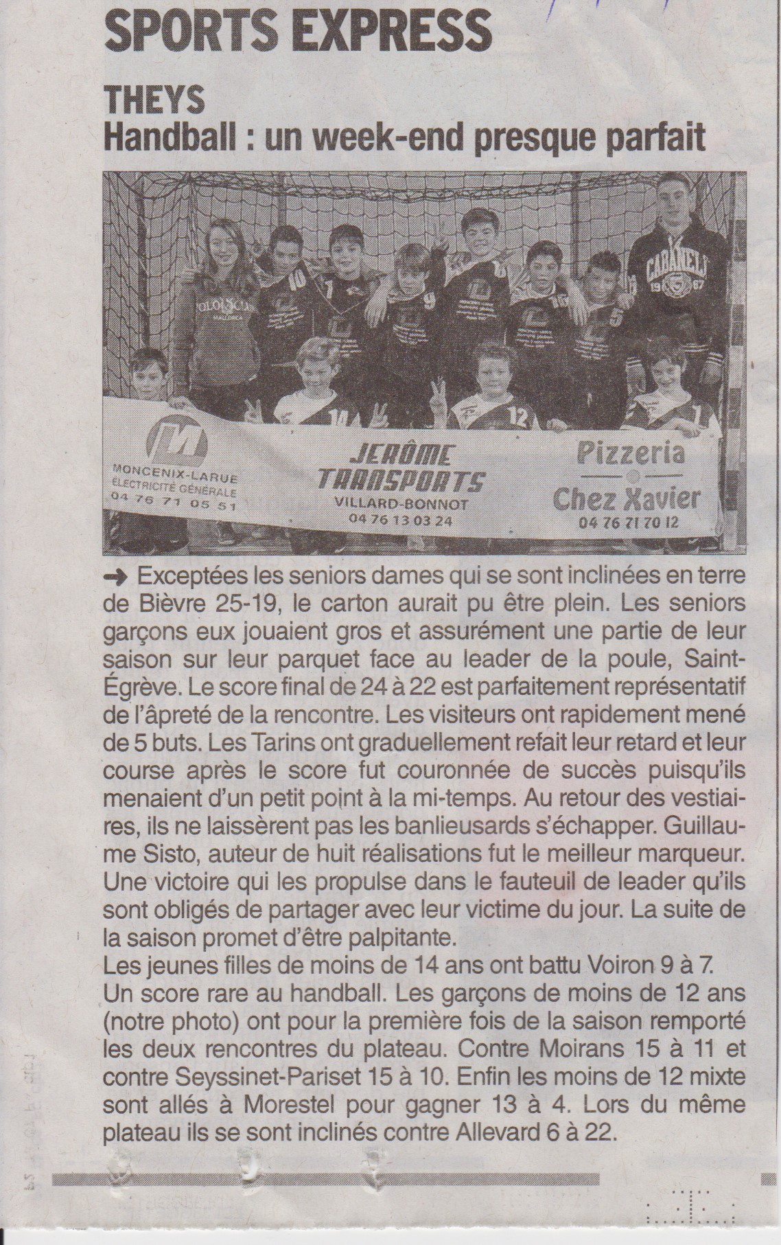 Article presse 31 01 16 moins 12 garcons